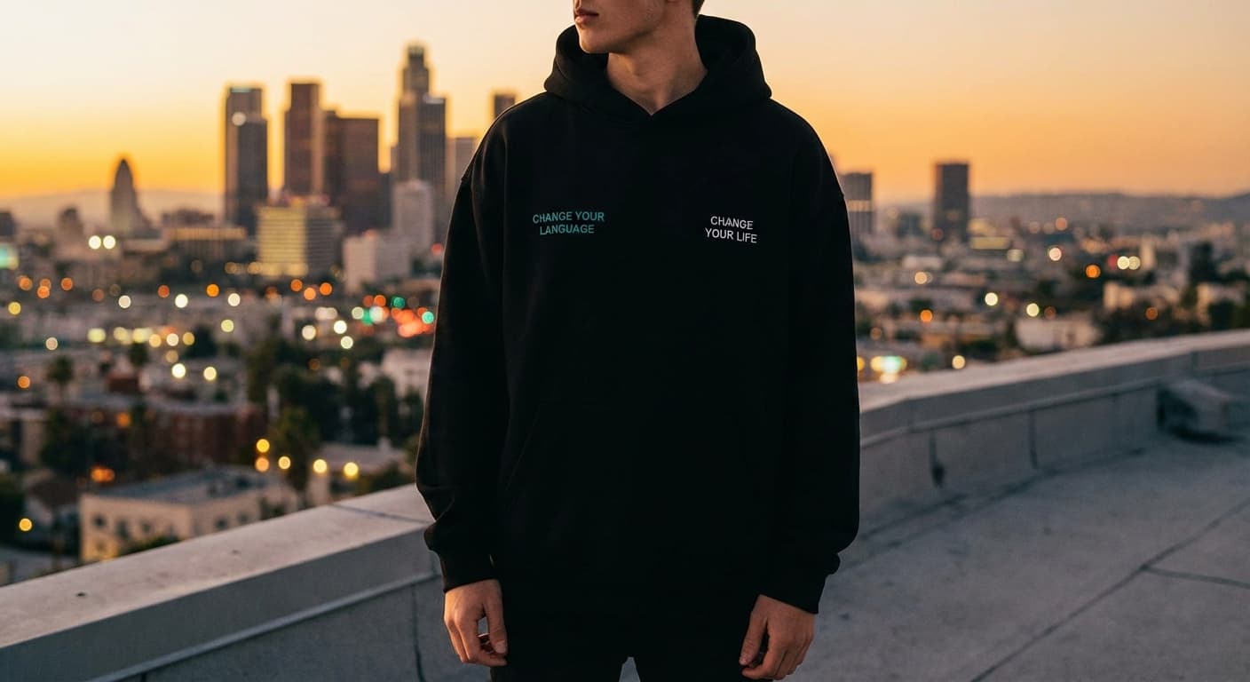 "Change Your Language" Hoodie