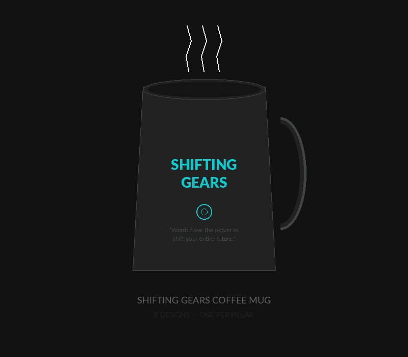 "Shifting Gears" Coffee Mug